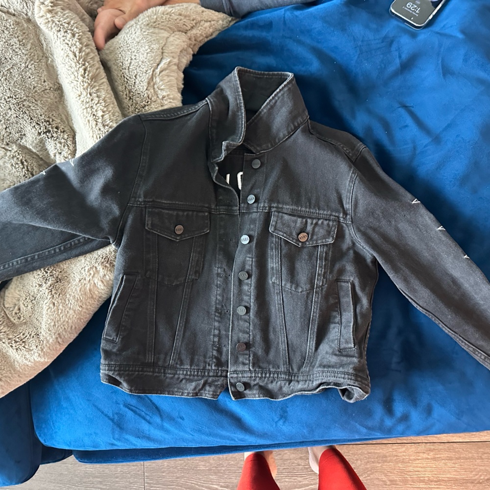 Nobody’s Perfect black denim jacket